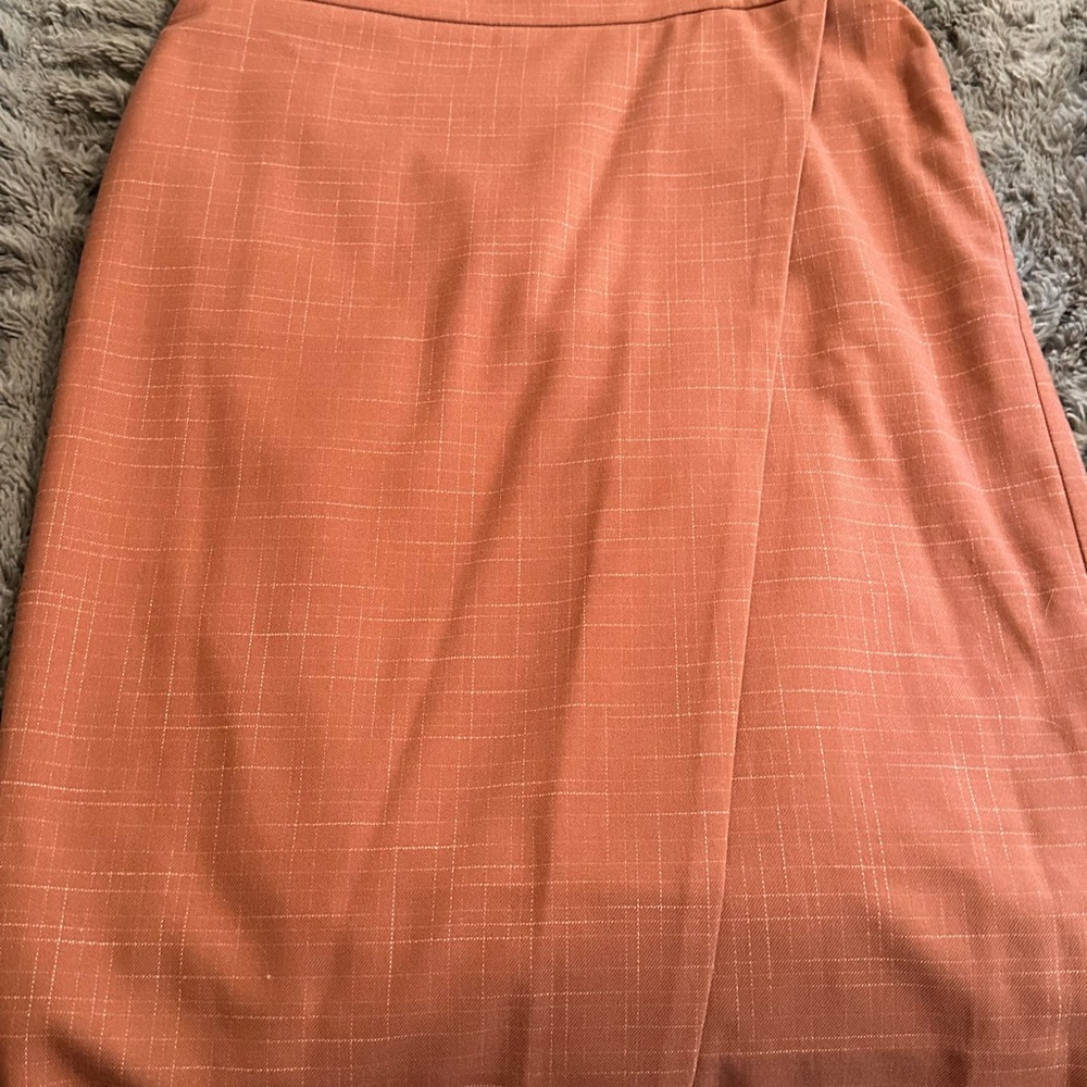 Ann Taylor Pink A-Line Knee-Length Skirt